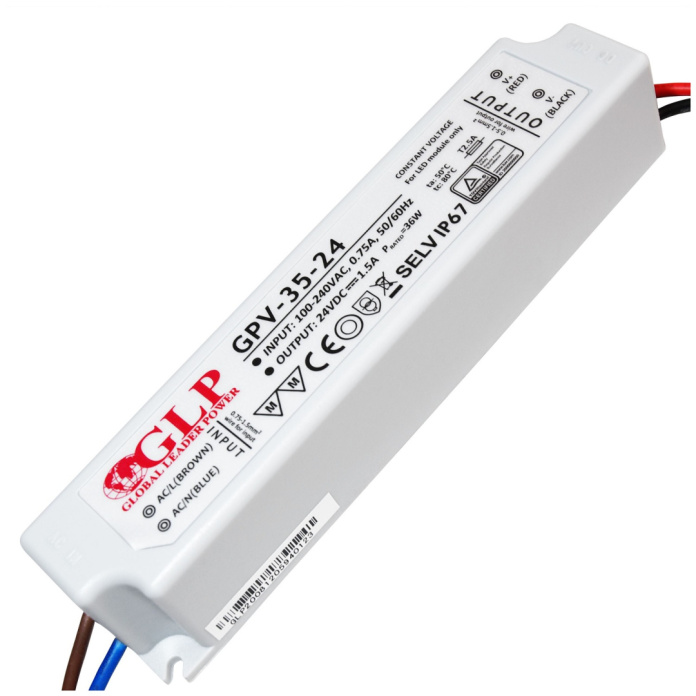 Zasilacz LED 24V 36W hermetyczny GPV-35-24